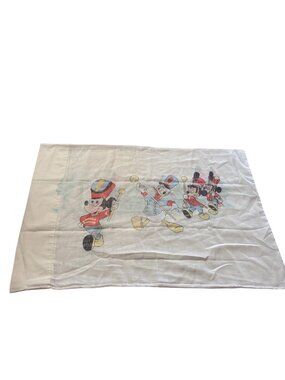 Vintage Walt Disney Productions Mickey Mouse & Donald Duck Marching Band Pillowc